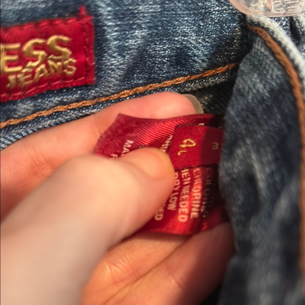 Express Blue Boot Cut Jeans Classic Style - Picture 3 of 4